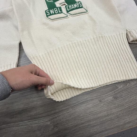 VINTAGE Varsity Letterman Sweater Mens Small SWBL Champs Wool True 50s - Picture 5 of 9